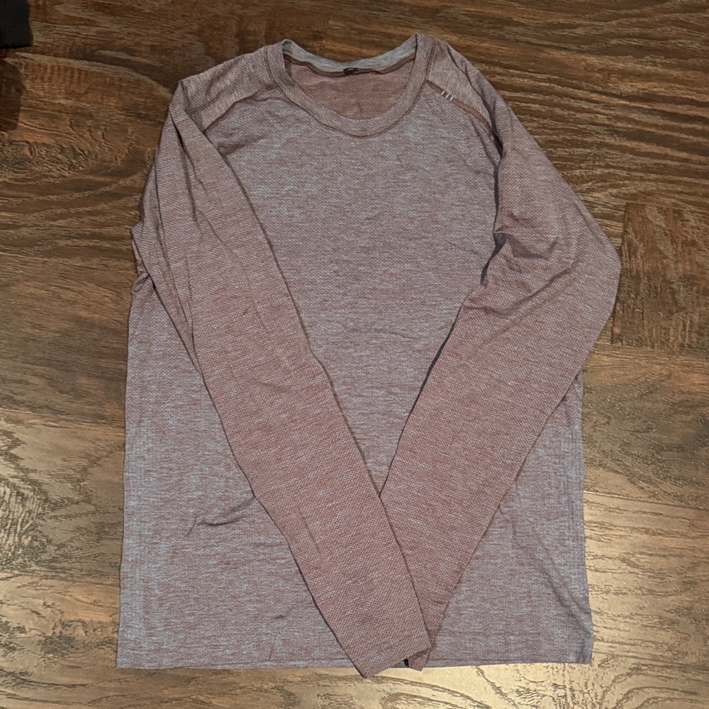 lululemon athletica Long Sleeve Tee - Heathered Brown